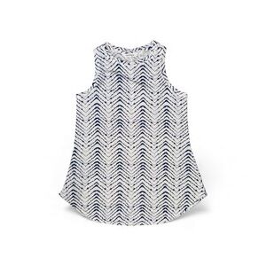 Athleta Chevron XS Soft Tank Top Navy White